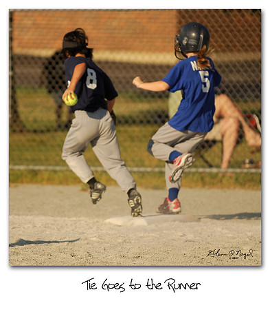 Tie goes to the runner