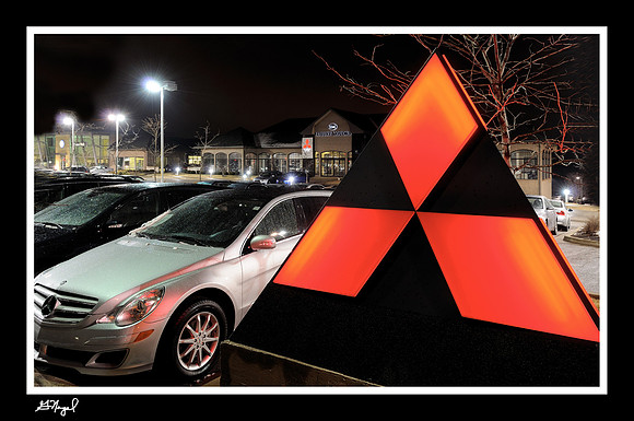 Mitsubishi sign