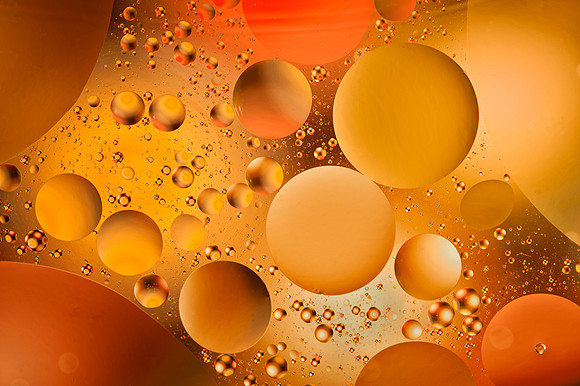 Oil and water abstract