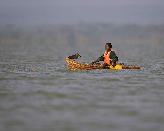 Fisherman on Lake Baringo