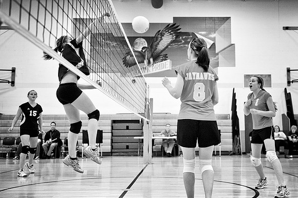 8th grade girls' volleyball