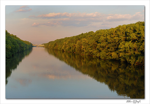 Cal-Sag channel at twilight