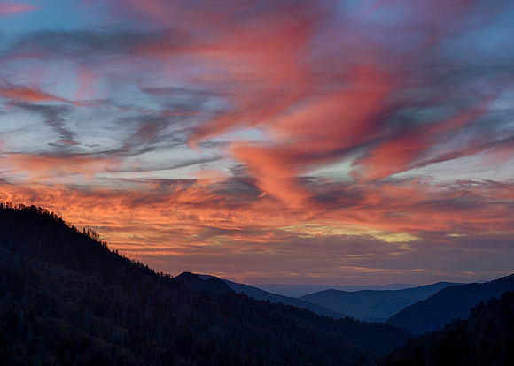 Smoky Mountains sunset