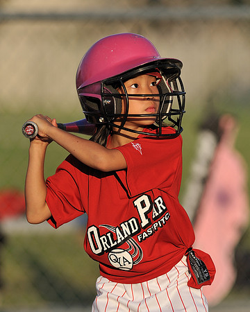 OYA Petites softball game