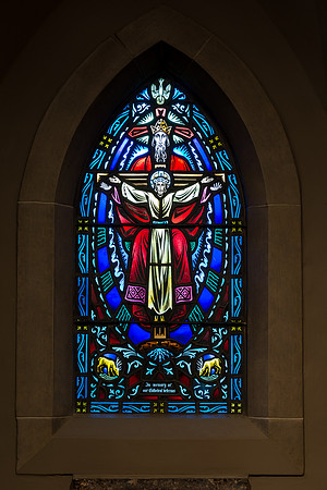 Stained glass window