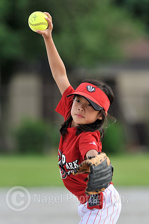 OYA Petites softball game