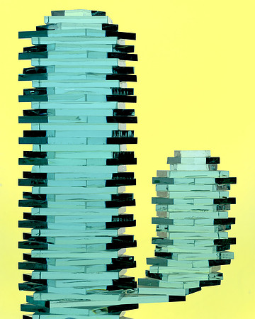 Glass bar abstract