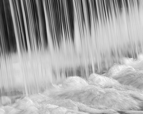 Falling water (B&W version)