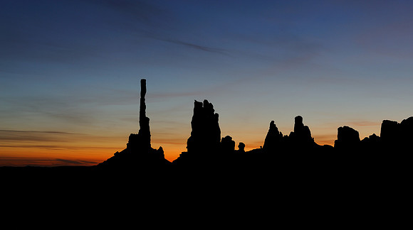 Totem Pole and Yei Chei monuments