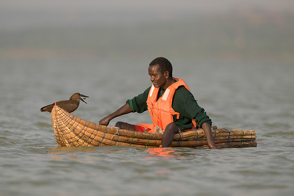 Fisherman on Lake Baringo