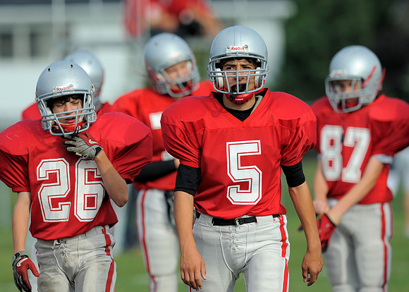 Kevin Nagel out of huddle