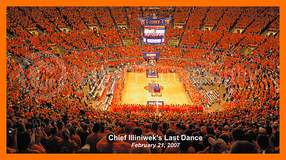 Chief Illiniwek's Last Dance 6"x11"