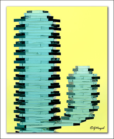 Glass bar abstract