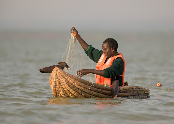 Fisherman on Lake Baringo