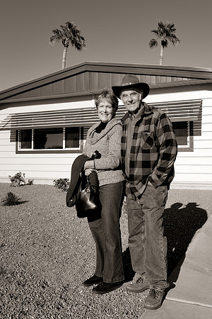 Bud & Maureen Green (B&W version)