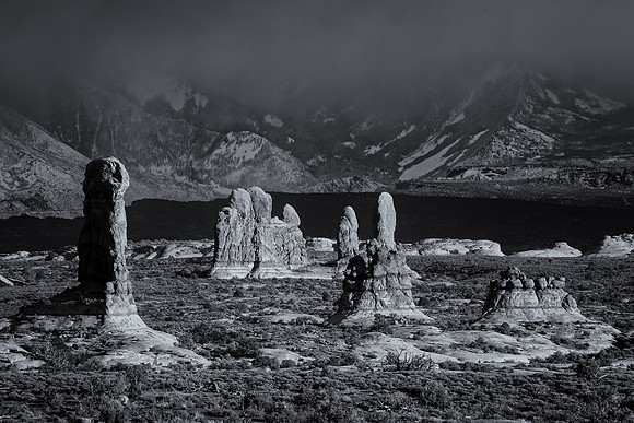 A strange world (B&W version)