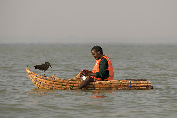 Fisherman on Lake Baringo