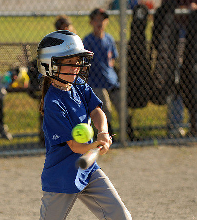 Allie fouls one off