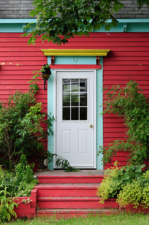 Foliage door