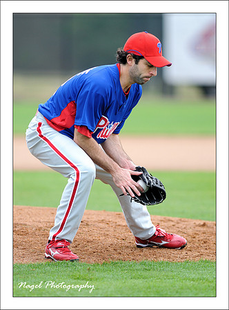Field a ground ball