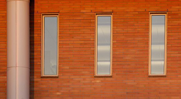 West wall of the library