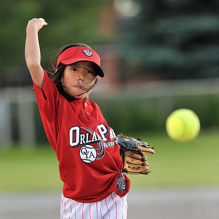 OYA Petites softball game