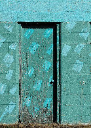 Turquoise door