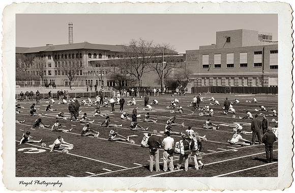 Illini scrimmage in Oak Park
