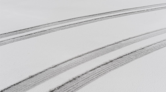 Tire tracks
