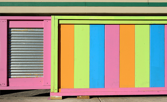 Colorful fence