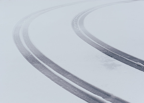Tire tracks