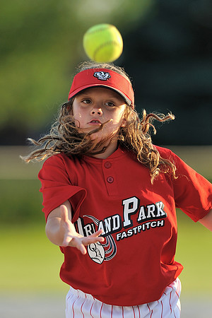 OYA Petites softball game