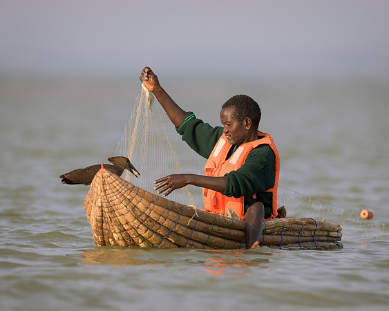 Fisherman on Lake Baringo