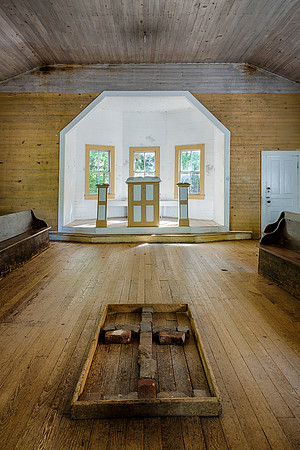 Cross on the floor