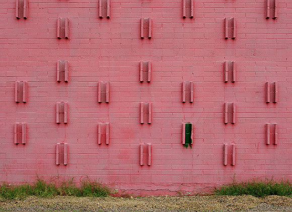 Colorful patterned wall