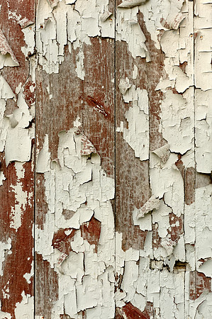 Peeling paint