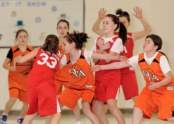 OYA girls basketball (#5 Nagel vs. #7 Hedderman)