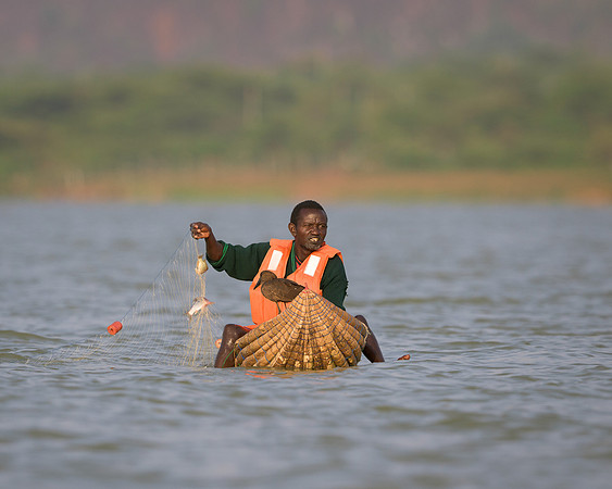 Fisherman on Lake Baringo