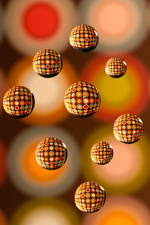 Water drop abstract