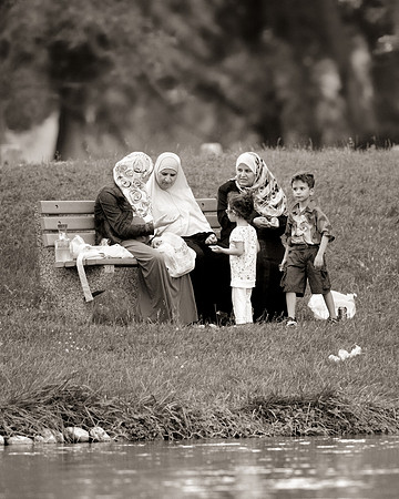 In the park