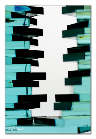 Glass bar abstract