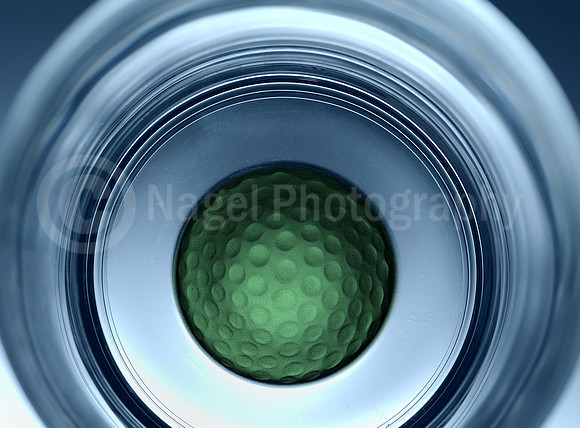 Golf ball abstract