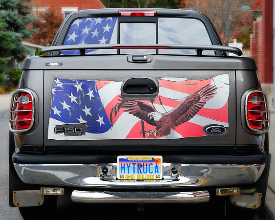 Patriotic truck