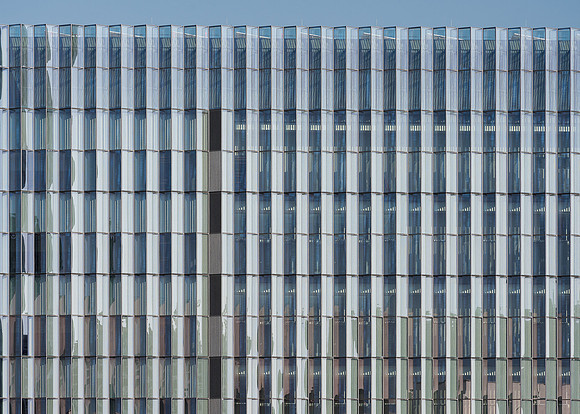 Office building windows