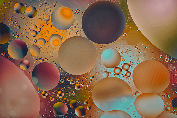 Oil and water abstract