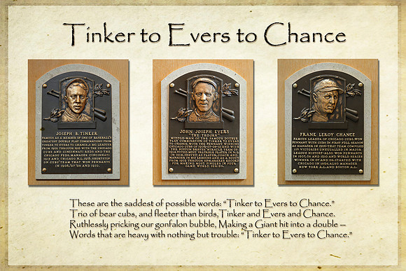Tinker to Evers to Chance