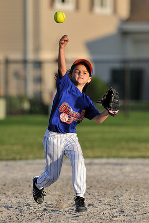 OYA Petites softball game