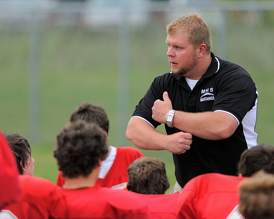 Mundelein coach at the half