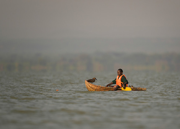 Fisherman on Lake Baringo