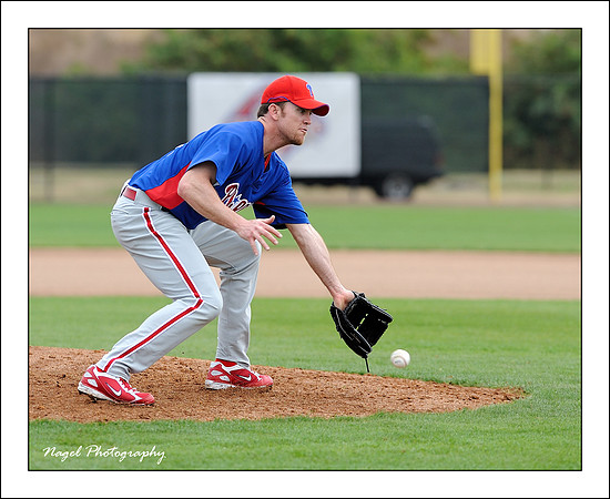 Field a ground ball